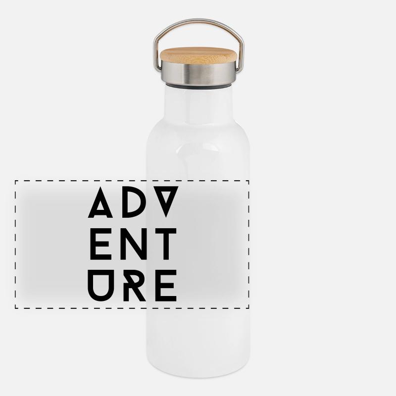 AD Adventure II Gourde isotherme avec bouchon en bambou