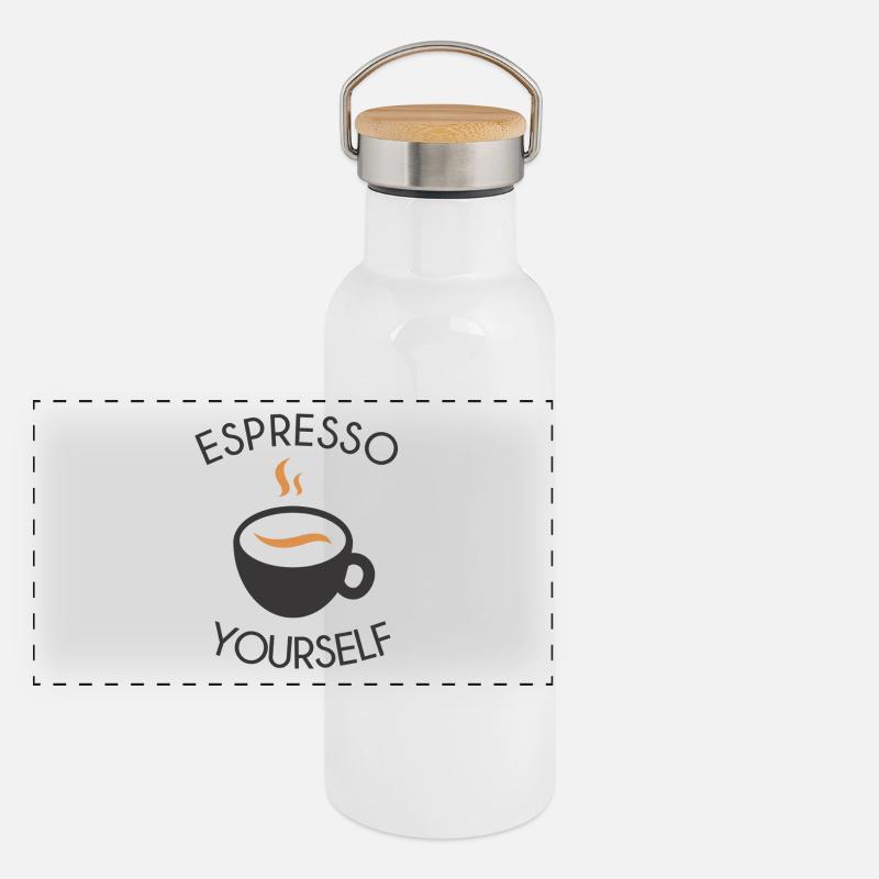 Espresso yourself Panoramic Thermal Bottle with Bamboo Lid