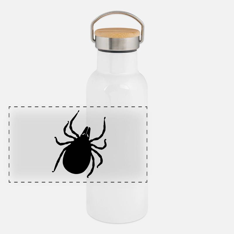 tique Gourde isotherme avec bouchon en bambou