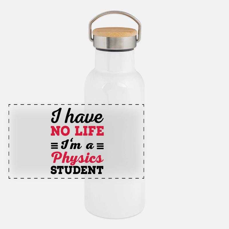Panorama Thermosflasche mit Bambusdeckel