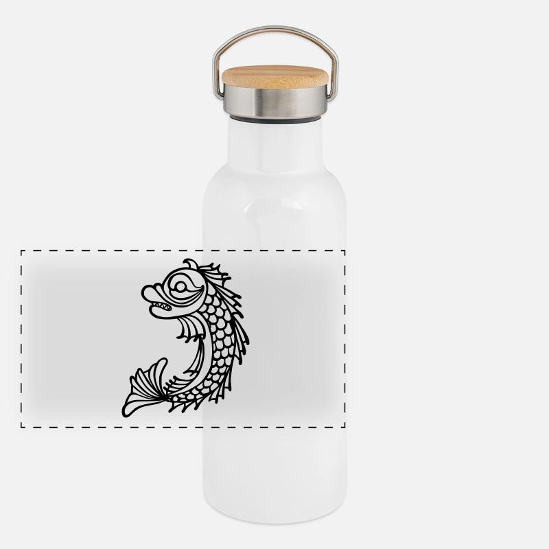 grenoble dauphin Gourde isotherme avec bouchon en bambou