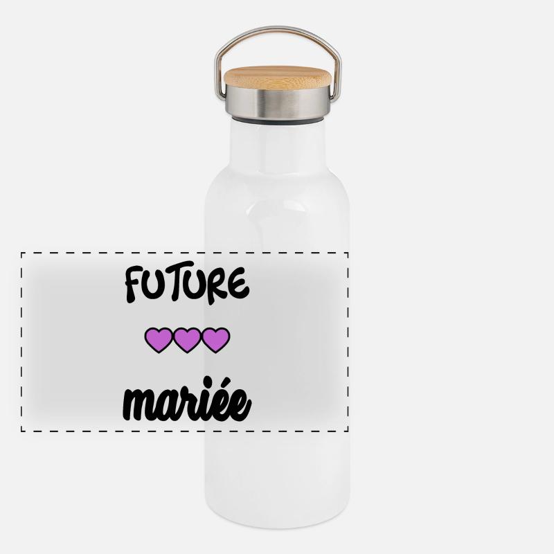 BRIDE-TO-BE Panoramic Thermal Bottle with Bamboo Lid