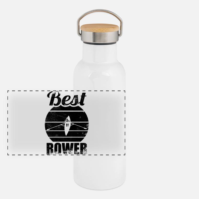 Best Rower Panoramic Thermal Bottle with Bamboo Lid