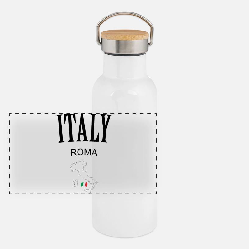 Rom Gourde isotherme avec bouchon en bambou