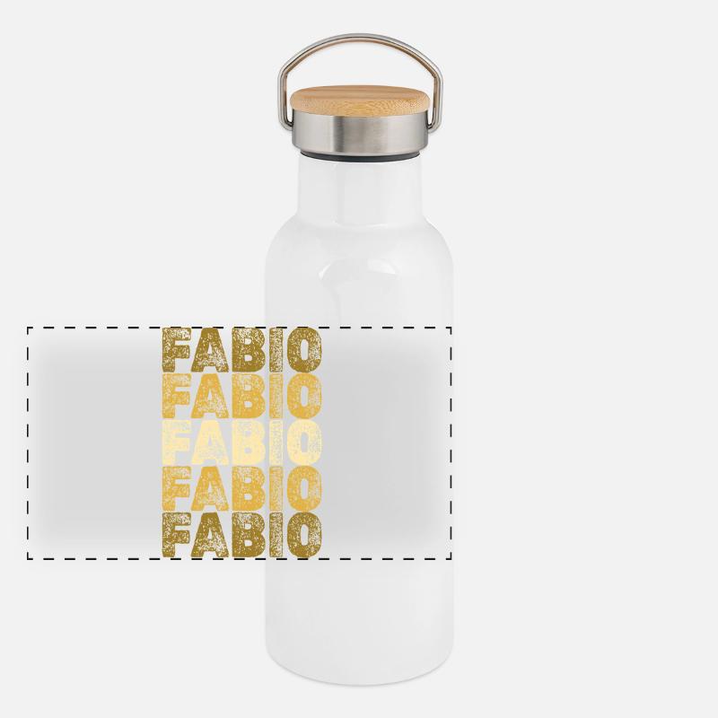 Roots Fabio Panoramic Thermal Bottle with Bamboo Lid