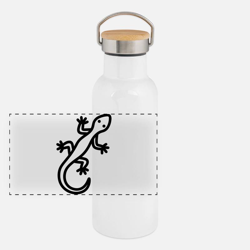 lizard Panoramic Thermal Bottle with Bamboo Lid
