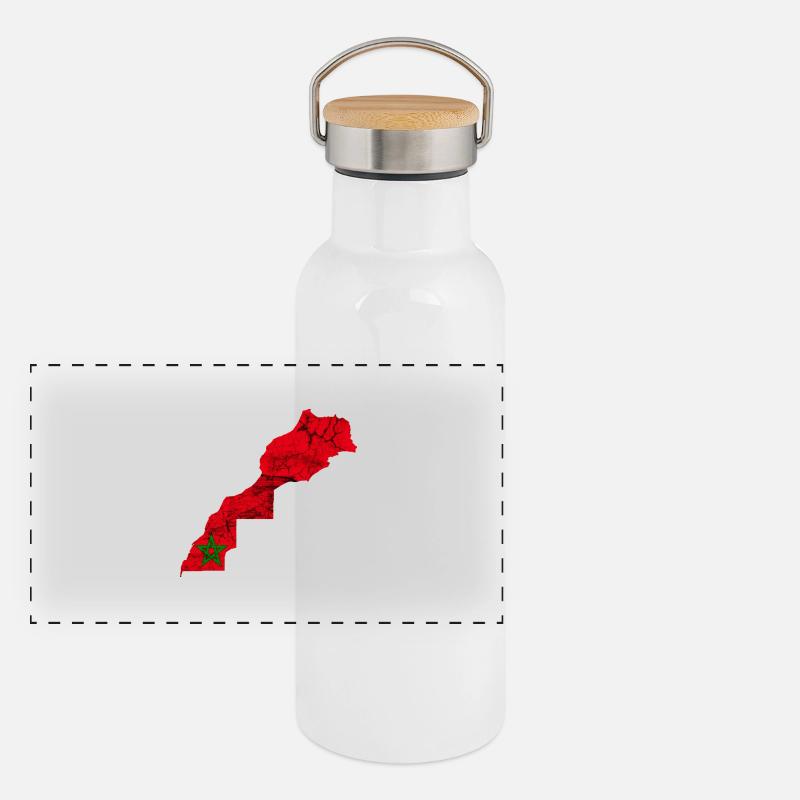 MOROCCO Panoramic Thermal Bottle with Bamboo Lid