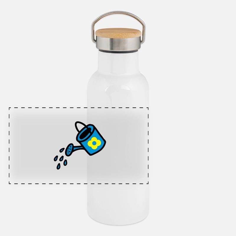 Arrosoir 3 Gourde isotherme avec bouchon en bambou