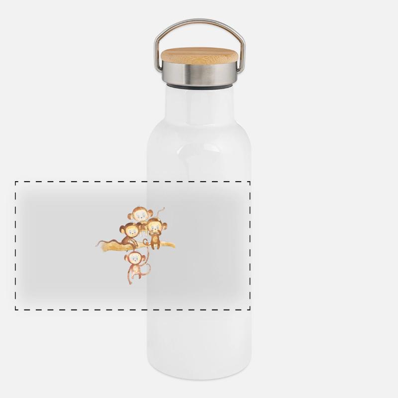 singer l'gape Gourde isotherme avec bouchon en bambou