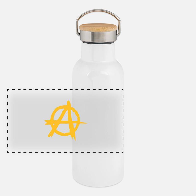 Anarchy Panoramic Thermal Bottle with Bamboo Lid