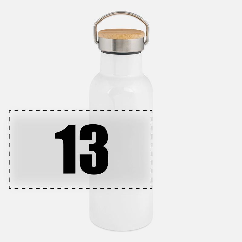 13 Gourde isotherme avec bouchon en bambou