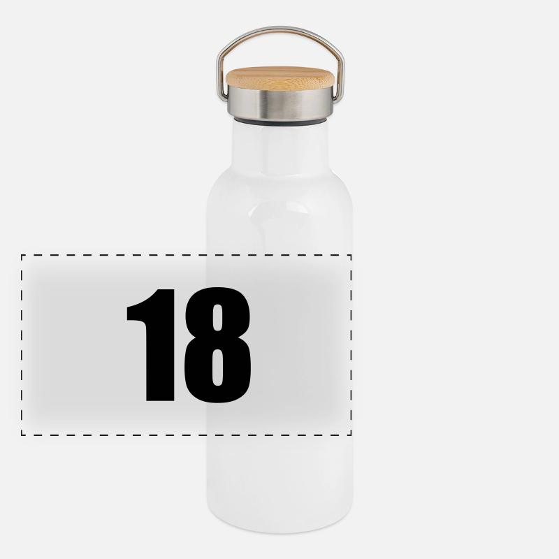 18 Panoramic Thermal Bottle with Bamboo Lid