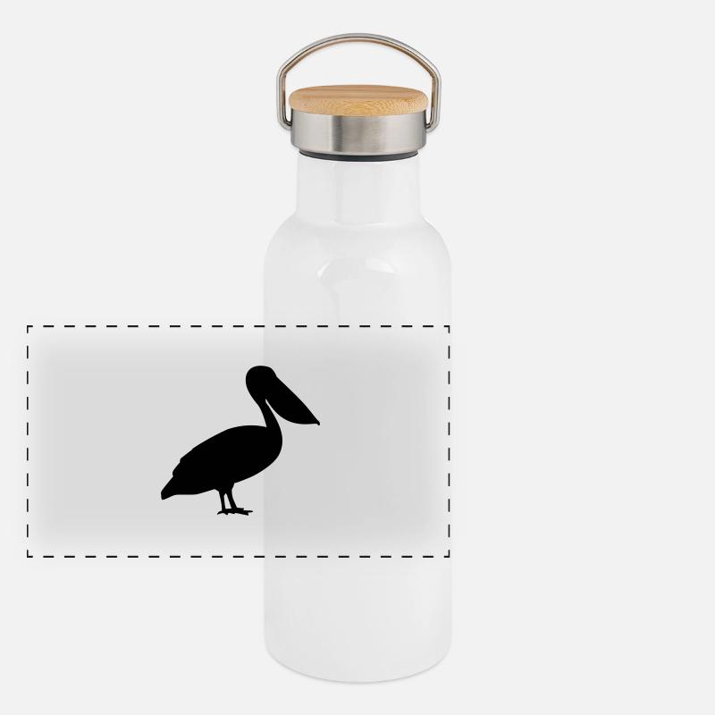 Pelikan Panorama Thermosflasche mit Bambusdeckel