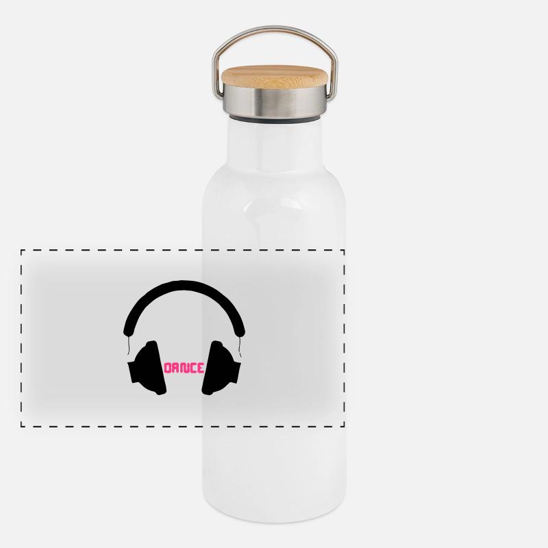 Dance Panorama Thermosflasche mit Bambusdeckel