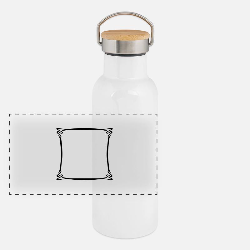 quadri frame Thermos con coperchio in bambù