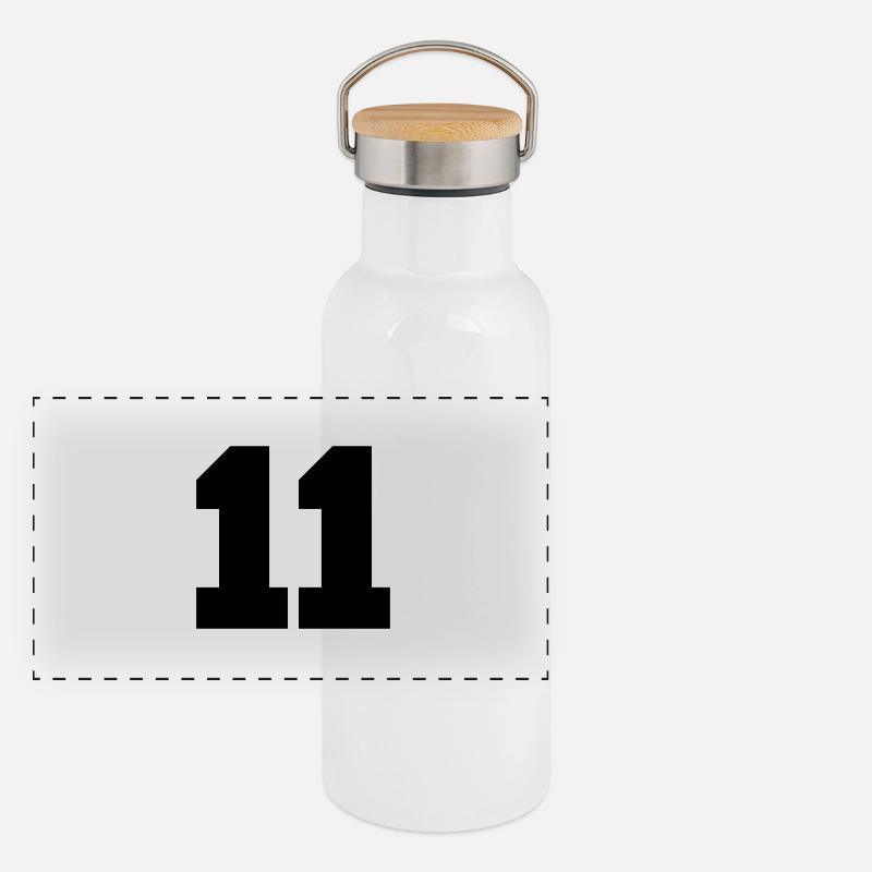 11 Panorama Thermosflasche mit Bambusdeckel