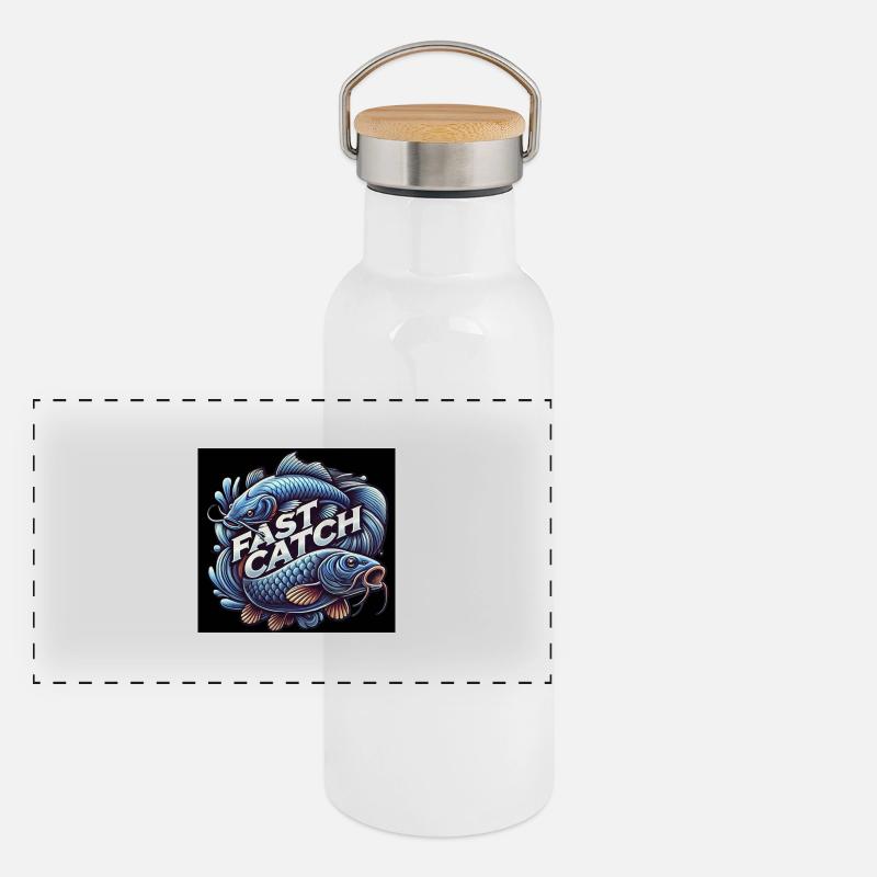 Fast Catch Panoramic Thermal Bottle with Bamboo Lid