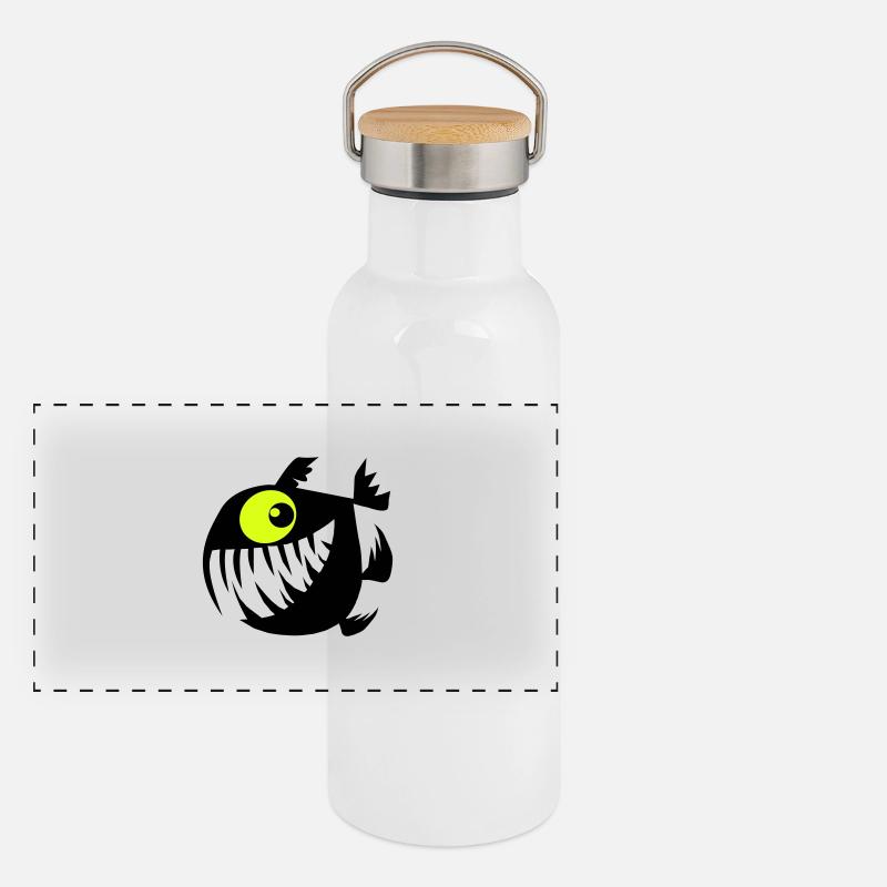 Joyeux Perry Gourde isotherme avec bouchon en bambou