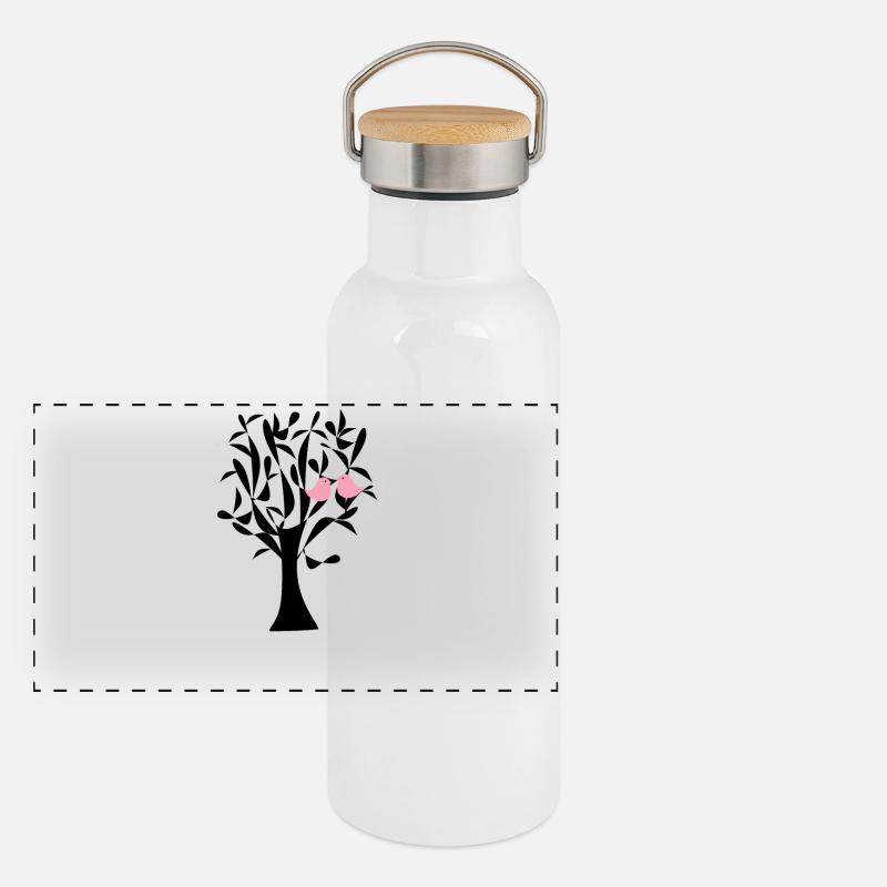 tree Panoramic Thermal Bottle with Bamboo Lid