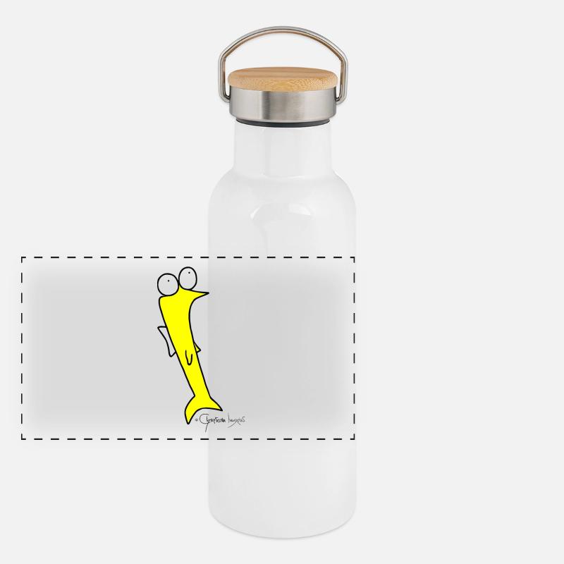 Roach © Chyropterum Innoxius Panoramic Thermal Bottle with Bamboo Lid