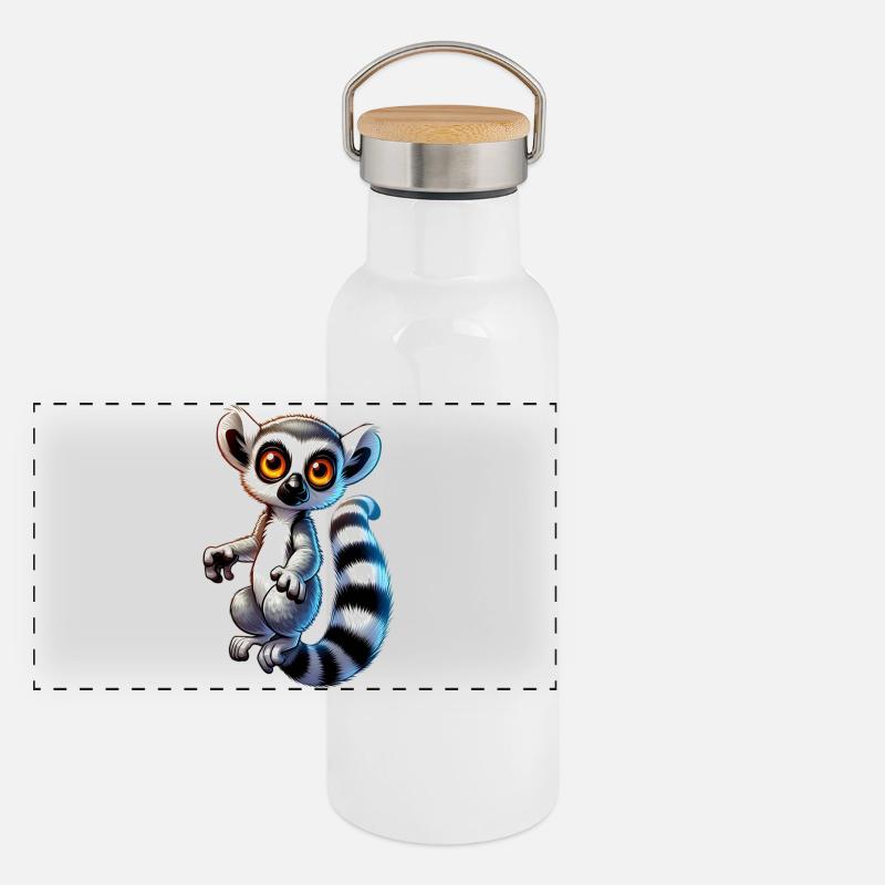 Lemur Panoramic Thermal Bottle with Bamboo Lid