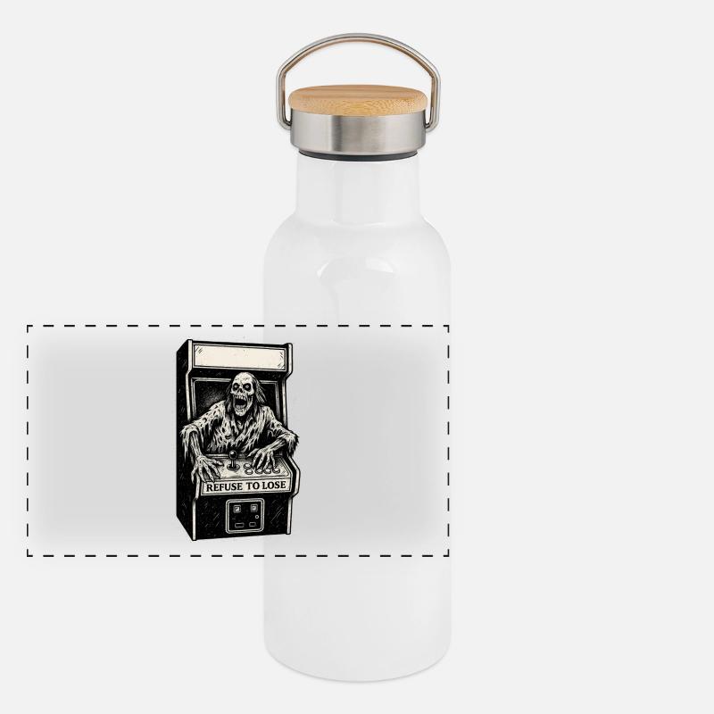 Arcade Skeleton Panoramic Thermal Bottle with Bamboo Lid