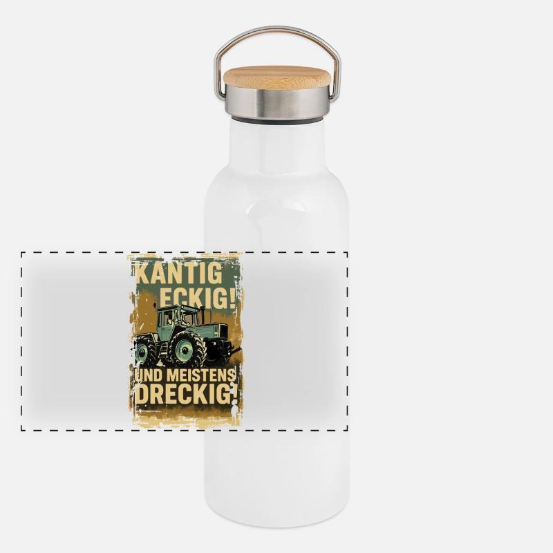 MB Trac Panorama Thermosflasche mit Bambusdeckel