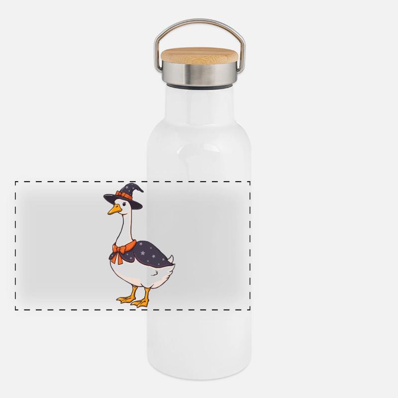Goose Panoramic Thermal Bottle with Bamboo Lid