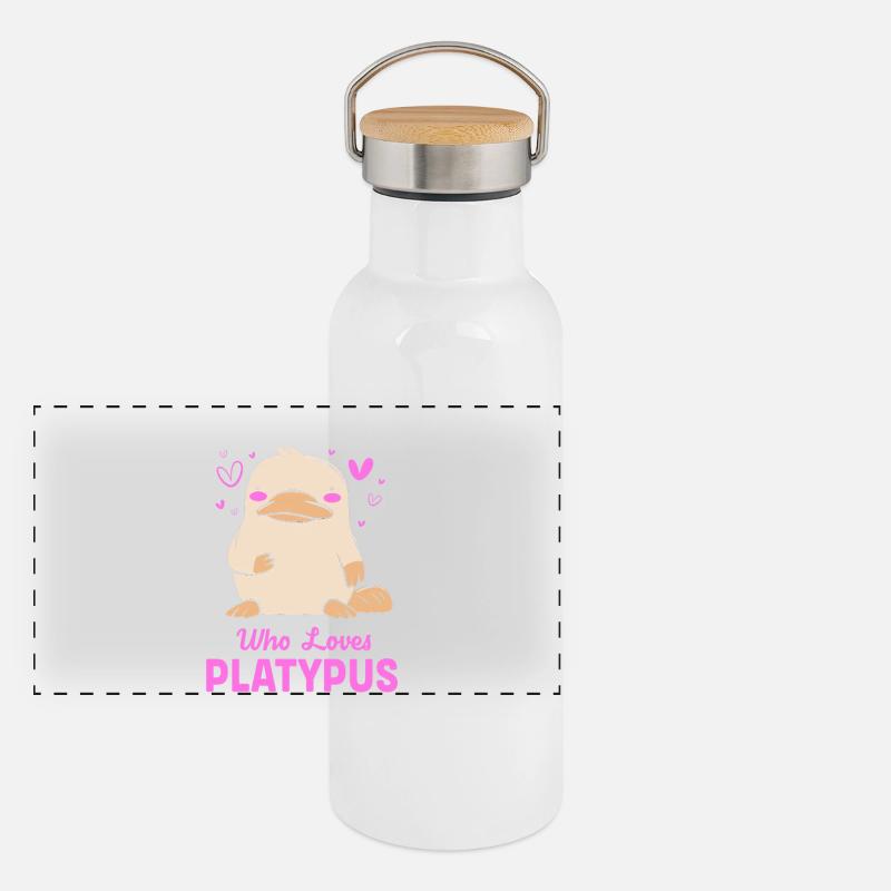 platypus Panoramic Thermal Bottle with Bamboo Lid