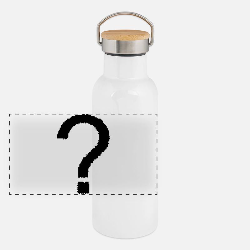 Panorama Thermosflasche mit Bambusdeckel