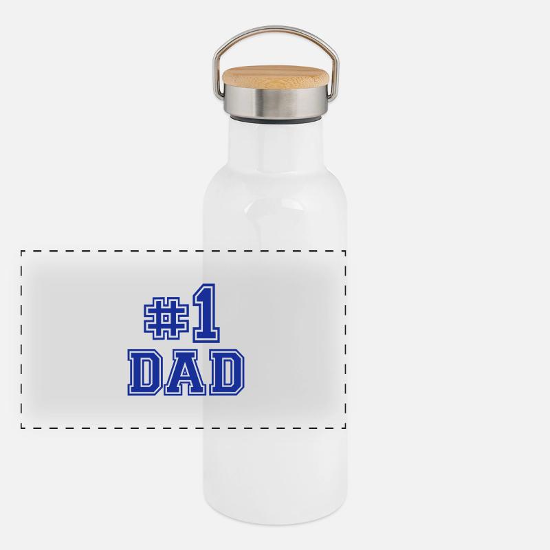 Dad Panoramic Thermal Bottle with Bamboo Lid