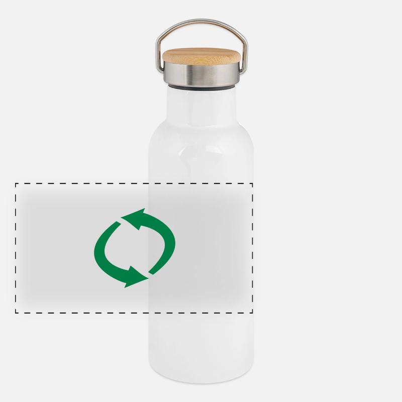 arrows Panoramic Thermal Bottle with Bamboo Lid