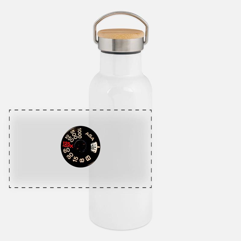 Manual Room Panoramic Thermal Bottle with Bamboo Lid