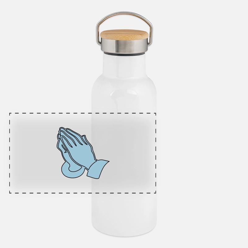 Christianity Collection Panoramic Thermal Bottle with Bamboo Lid