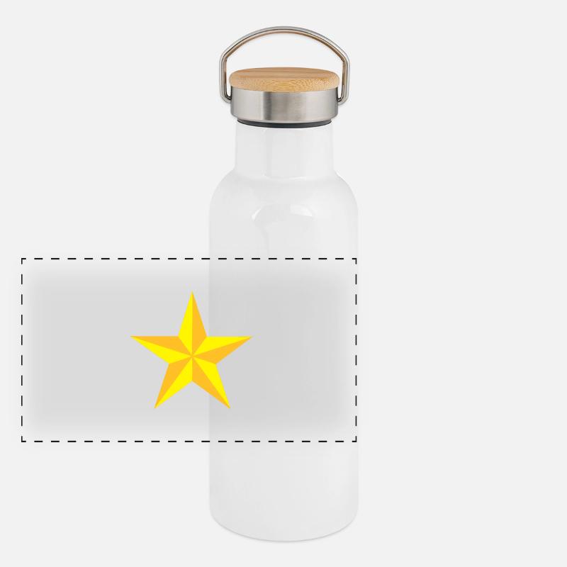 star Panoramic Thermal Bottle with Bamboo Lid