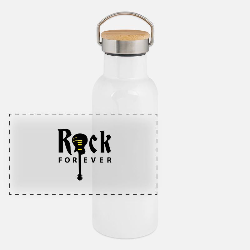 rock_gitarre_b_klein_01_2c Panorama Thermosflasche mit Bambusdeckel
