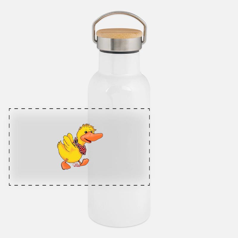 Lisa Schnattchen Panorama Thermosflasche mit Bambusdeckel