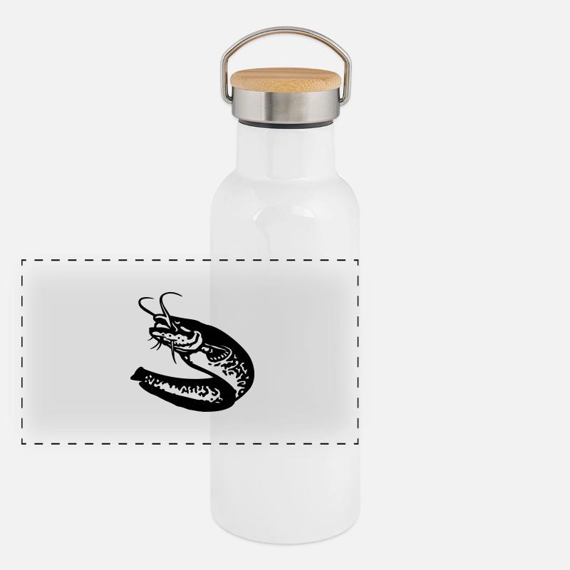 wels_waller1 Gourde isotherme avec bouchon en bambou