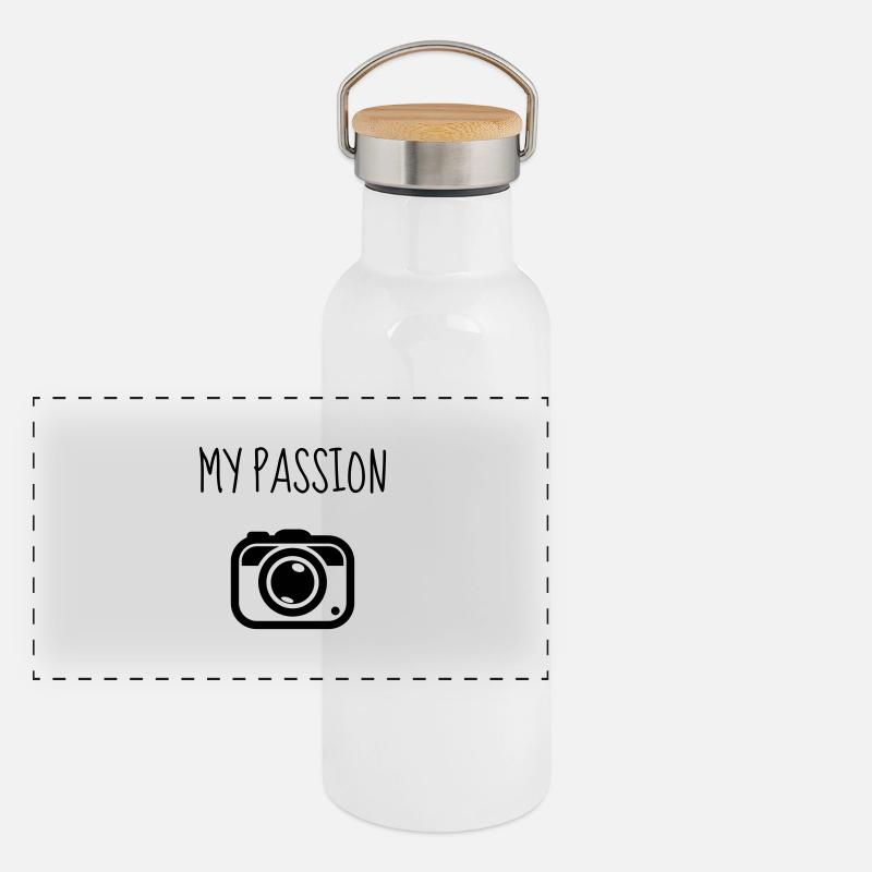 fotograf / fotografering / billede / video Termoflaske med bambuslåg