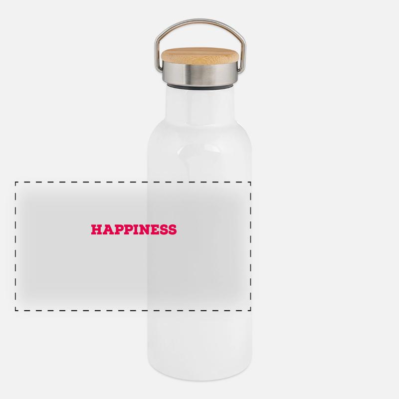 kochen Panorama Thermosflasche mit Bambusdeckel