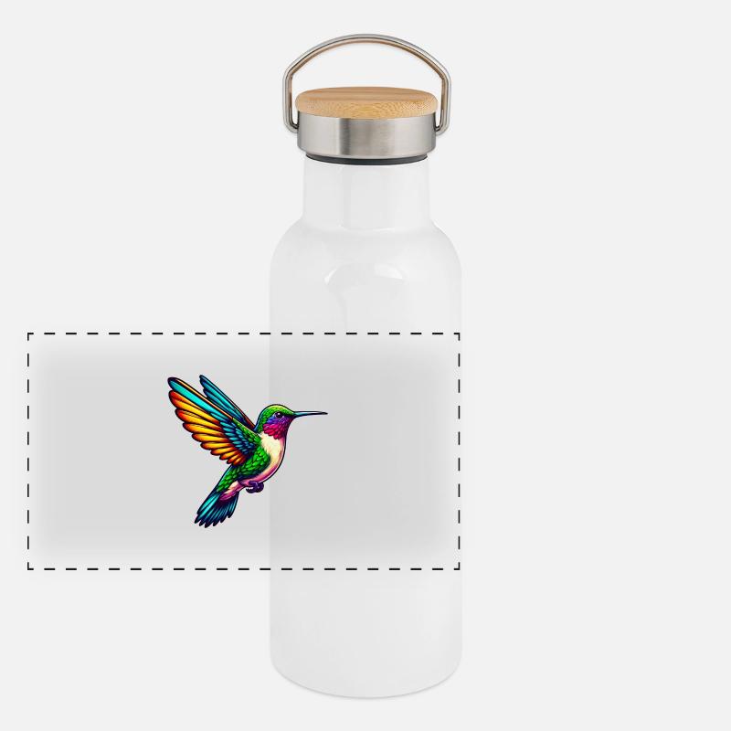 Colibri Gourde isotherme avec bouchon en bambou