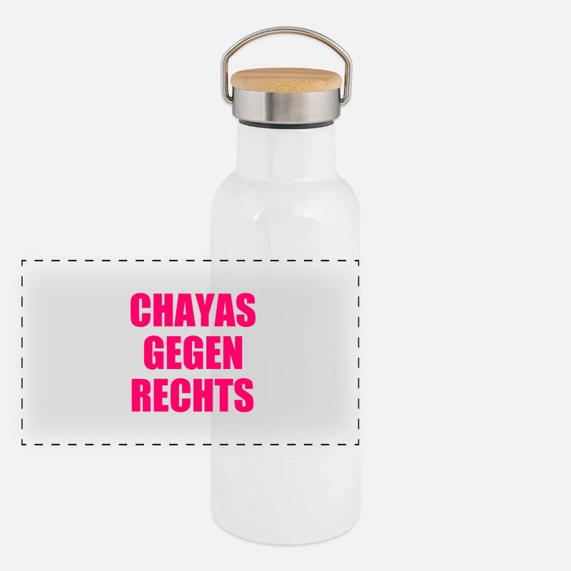 chayas gegen rechts Panorama Thermosflasche mit Bambusdeckel