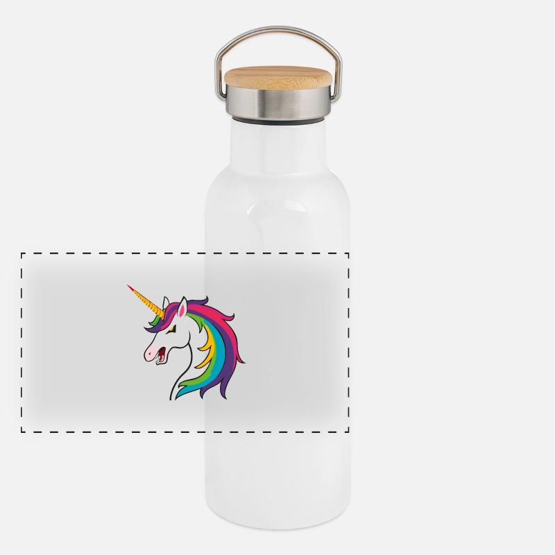 Unicron Mal Gourde isotherme avec bouchon en bambou