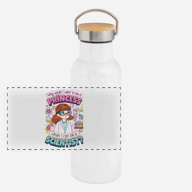 I can be a scientist Panoramic Thermal Bottle with Bamboo Lid