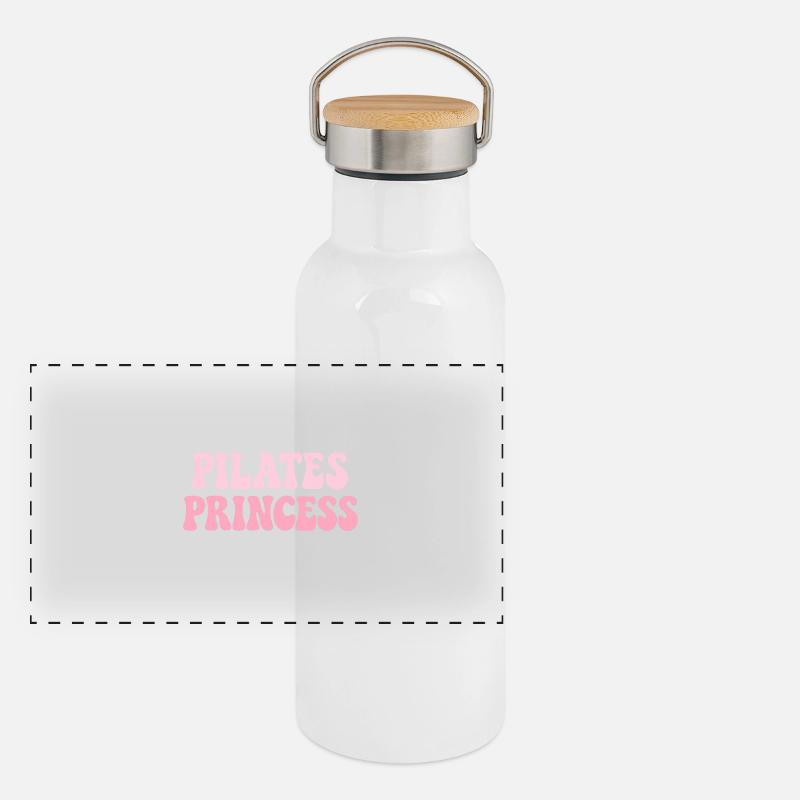 Pilates Princess Panoramic Thermal Bottle with Bamboo Lid