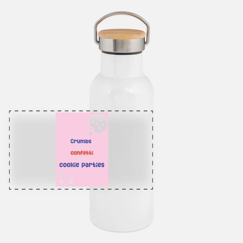 Crumb Confetti Panoramic Thermal Bottle with Bamboo Lid