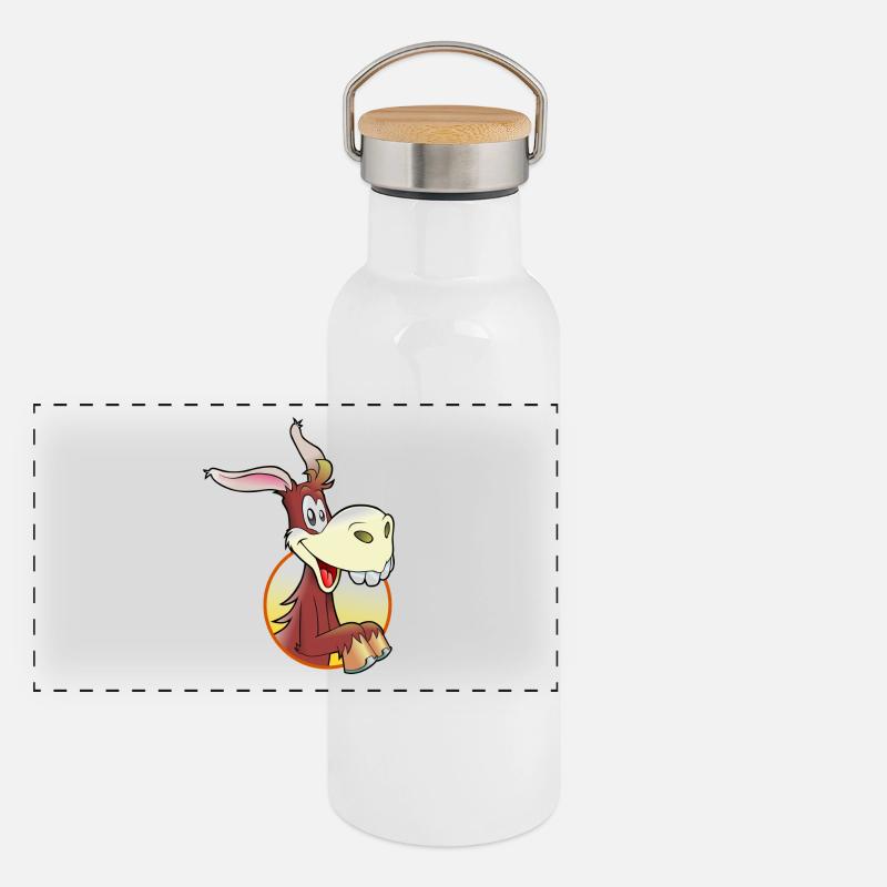 ass Panoramic Thermal Bottle with Bamboo Lid