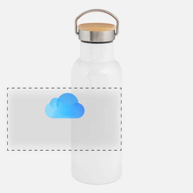 there is no cloud it's just someone else computer Panoramic Thermal Bottle with Bamboo Lid