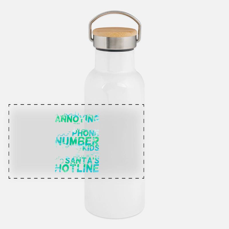 If you keep annoying... - Sprüche - Funny Quotes Panorama Thermosflasche mit Bambusdeckel