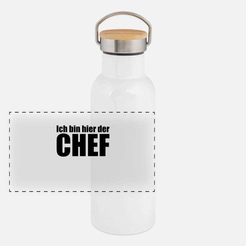 Chef Panorama Thermosflasche mit Bambusdeckel
